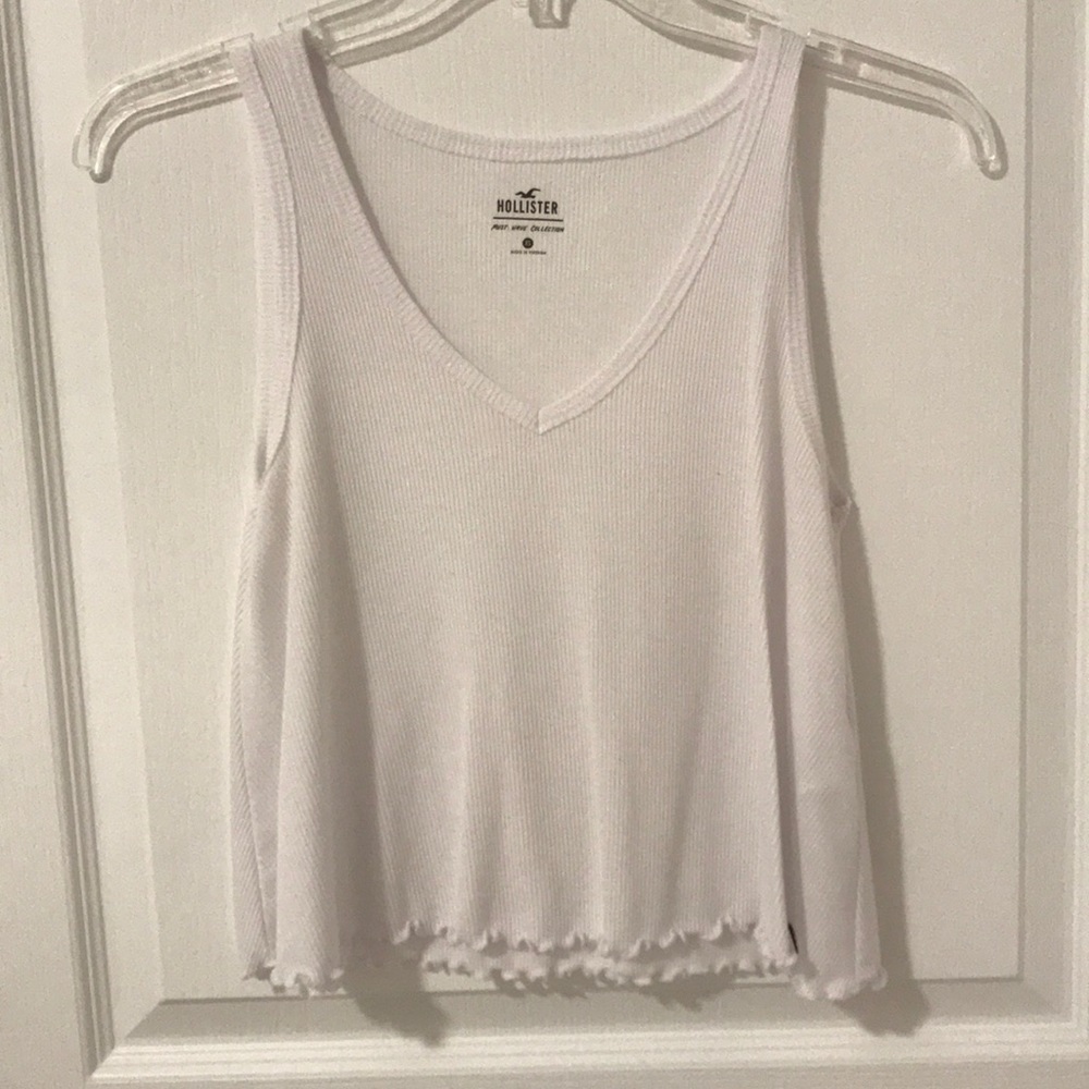 Flowy white Hollister top